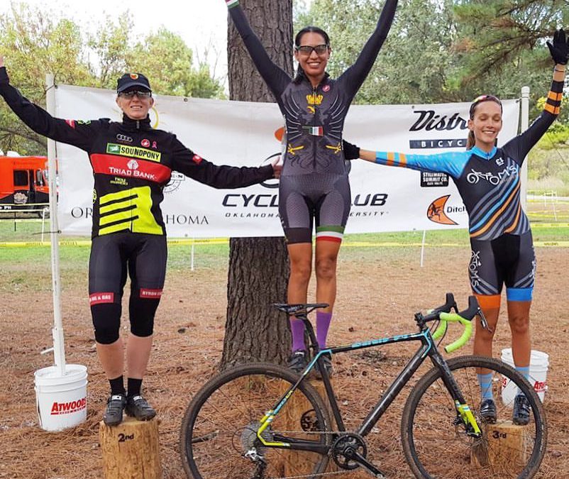 Our girl @lolocardy taking the top step of the podium in her second race of the day!