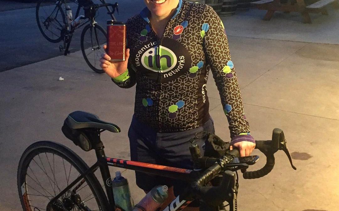 Being the only woman to finish the Native Lands 130 miler solo ride…