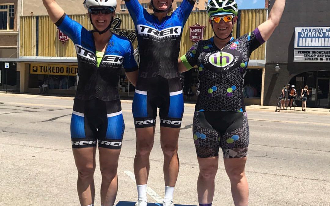 Annnnddddd… another 2nd place finish for @wattsnsunshine in Hutchinson, KS at the Salt City crits in the women’s open race.